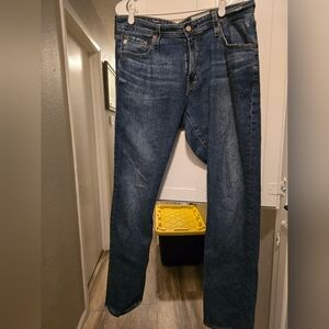 AG Adriano Goldschmied Dark Blue Denim Jeans